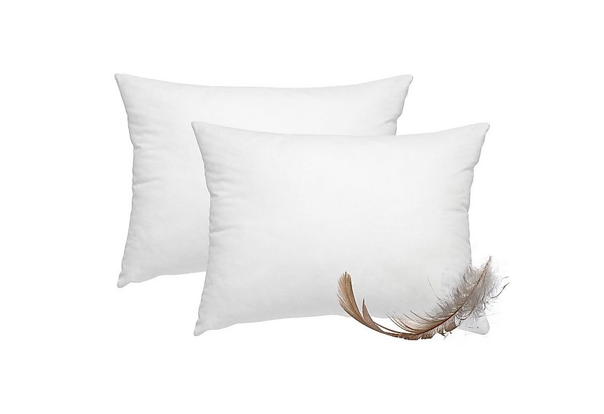 wometo Federkissen 2er-Set Federkissen 30x50, Füllung: Federn, Doppelset, O günstig online kaufen