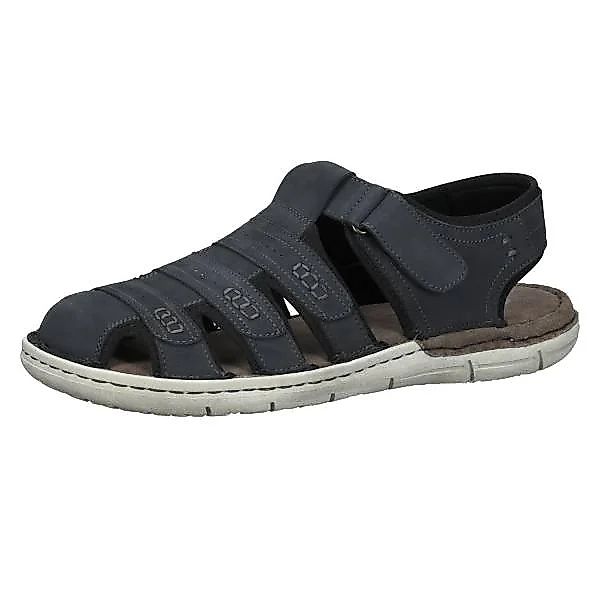 Bama Herren Sandale Leder dunkelblau, Gr. 45 günstig online kaufen
