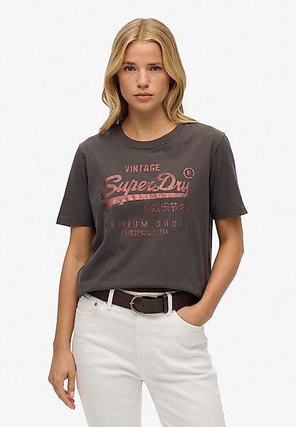 Superdry Print-Shirt EMBELLISHED VL RELAXED TEE günstig online kaufen