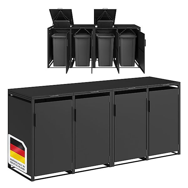 STEELSØN Mülltonnenbox Thoria 240L aus verzinktem günstig online kaufen