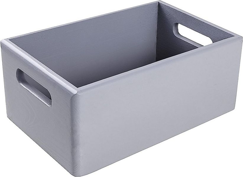 Creative Deco Holzkiste Obstkiste Korb 30x20x13cm (1cm) mit Griffen ohne De günstig online kaufen