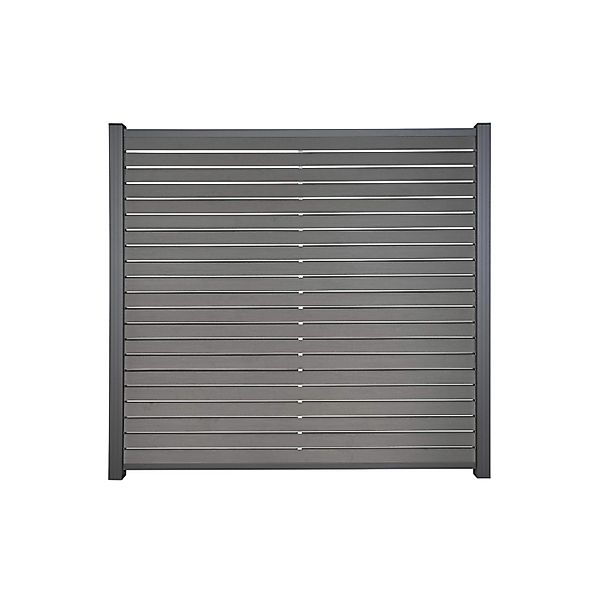 GartenLand Rhombus WPC Zaun Set Kopenhagen ca. 180 x 180 cm Sichtschutz Ste günstig online kaufen