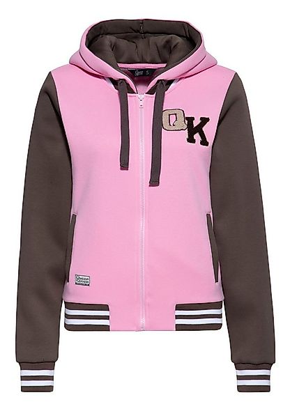 QueenKerosin Kapuzensweatjacke Chase Dreams Not Cowboys (1-tlg) mit Rückenp günstig online kaufen