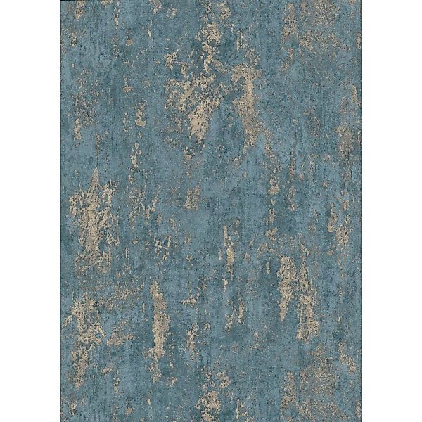 Bricoflor Tapete in Betonoptik in Blau 10273-08 günstig online kaufen
