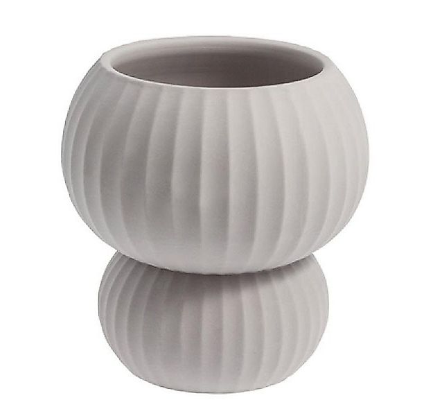 Storefactory Blumentopf Vase Übertopf Sandhamn Light Grey günstig online kaufen