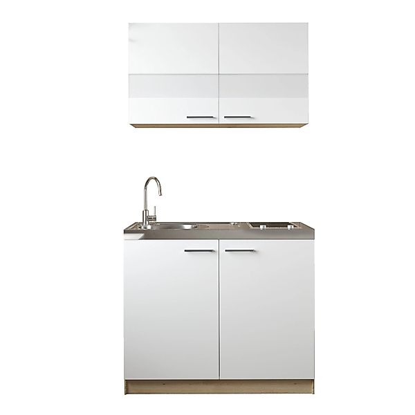 Respekta Küchenmöbel-Set 3 Merle 100 cm Weiß günstig online kaufen