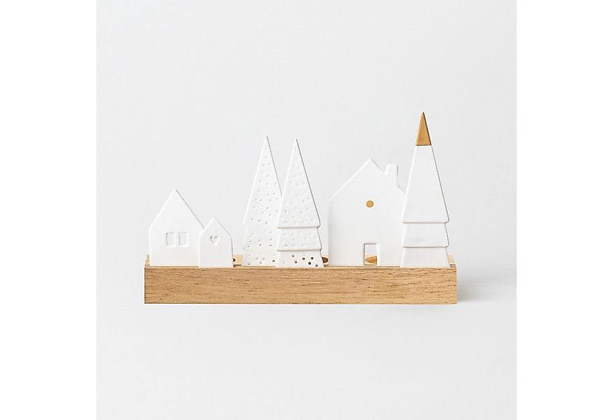 Räder Teelichthalter räder Dorf Kerzenständer Teelicht weiß günstig online kaufen