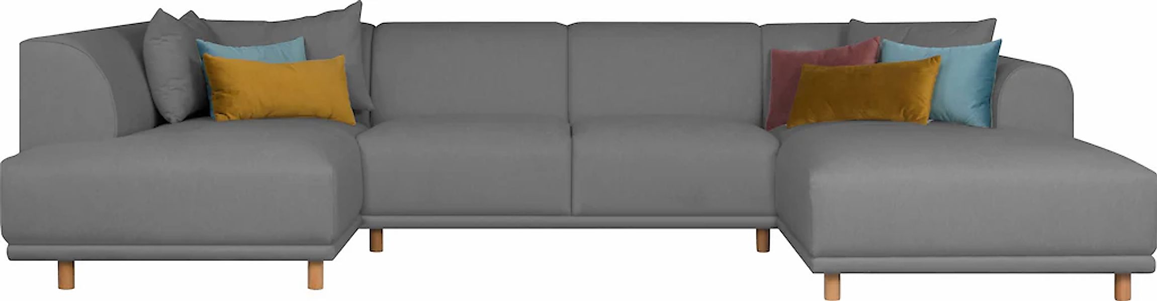 OTTO home Wohnlandschaft "Maroon U-Form" in skandinavischem Design, mit los günstig online kaufen