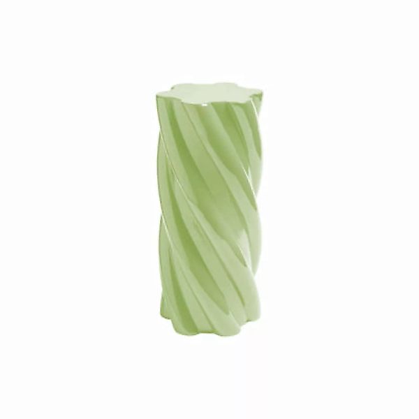 Beistelltisch Marshmallow plastikmaterial grün / Ø 25 x H 55 cm - Glasfaser günstig online kaufen