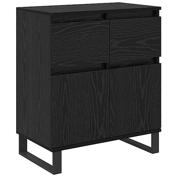 vidaXL Sideboard mit Schubladen Schwarz Eichen-Optik 60 x 35 x 70 cm 881743 günstig online kaufen