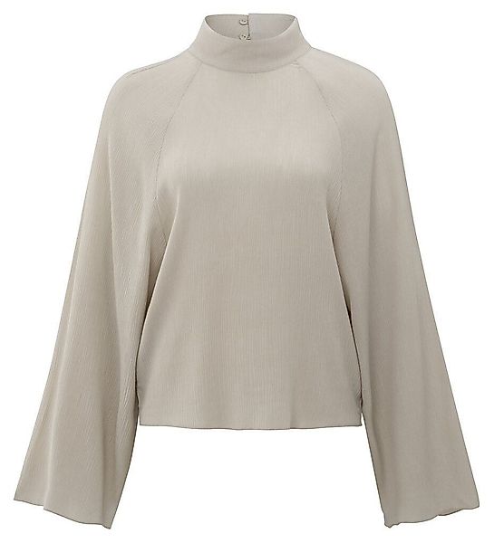 YAYA Langarmbluse Strukturiertes Raglan-Oberteil günstig online kaufen