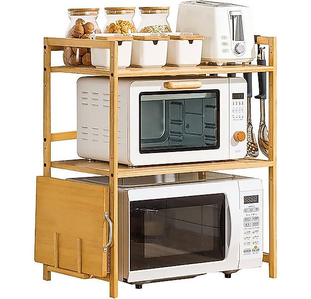 NUODWELL Küchenregal Mikrowellen Regal, Microwave Stand mit Schneidebrettst günstig online kaufen