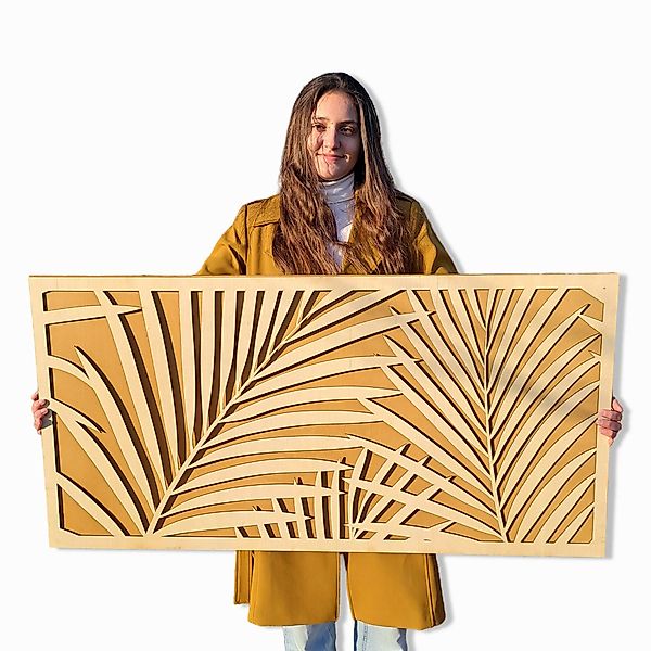 ORNAMENTI Wanddekoobjekt 3D WANDDEKO, Palmen, Blätter, günstig online kaufen