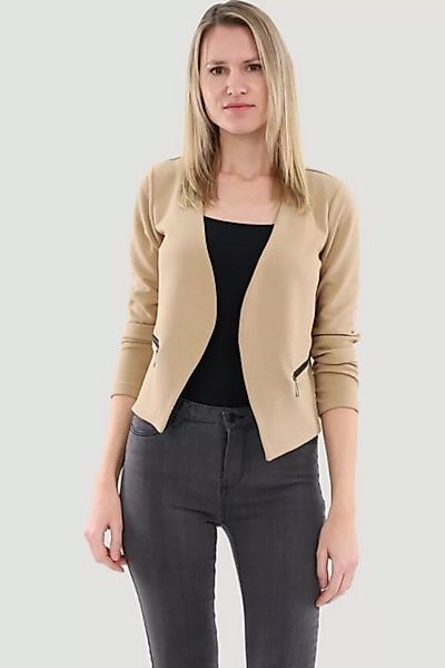 malito more than fashion Jackenblazer 6040 Sweatblazer im Basic-Look günstig online kaufen