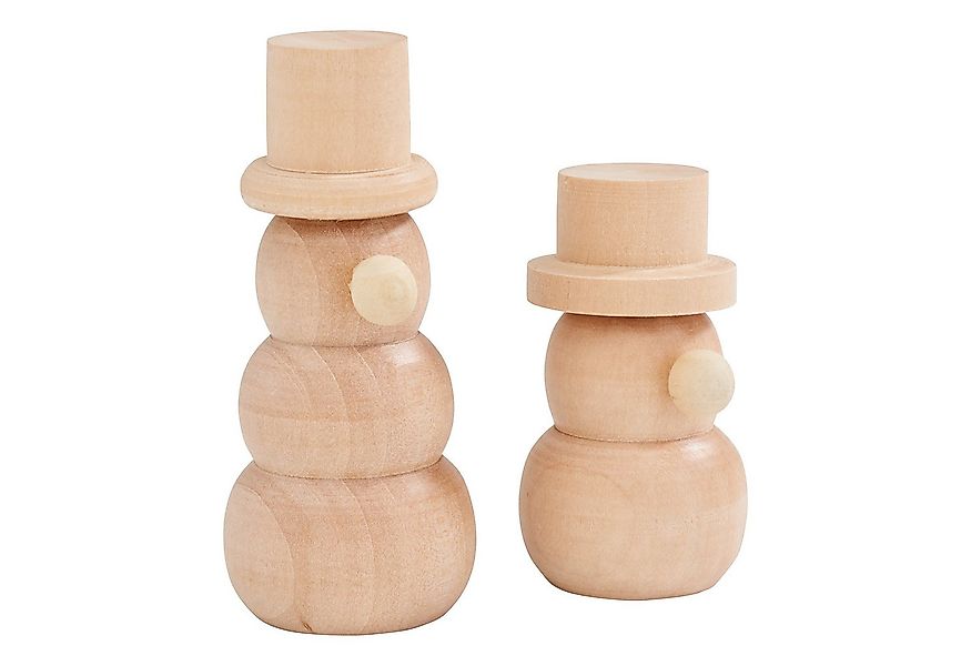 VBS Dekofigur Holz-Schneemänner (2 St), 2 Stück günstig online kaufen