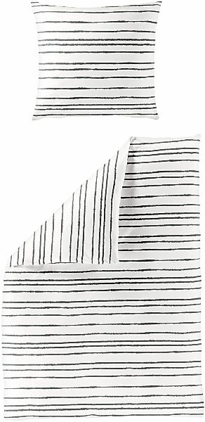 BIERBAUM Bettwäsche "3788" 2 Stk. Renforce, 100 % Baumwolle, pflegeleicht günstig online kaufen