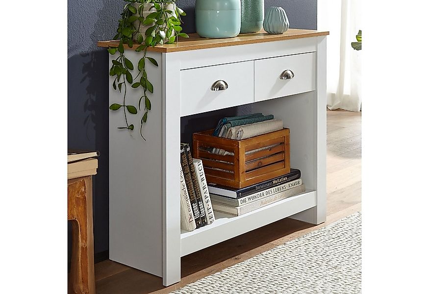 FINEBUY Konsolentisch FB72116 Anrichte 85x35x76 cm Ablagetisch Flurtisch We günstig online kaufen