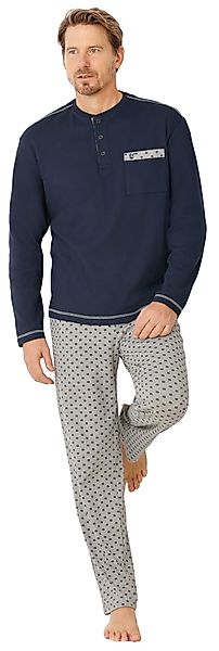 Hajo Schlafanzug Herren Pyjama lang (2 günstig online kaufen
