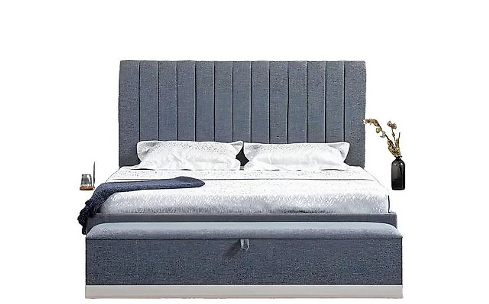 Xlmoebel Bett Schlafzimmer Set mit Bettwäsche und zwei Nachttischen, modern günstig online kaufen