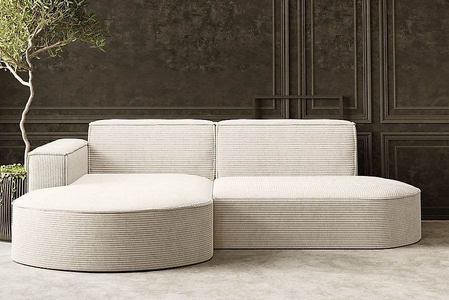Kaiser Möbel Ecksofa Designer MODENA STUDIO L stoff Cord, Verita,Boucle, Ec günstig online kaufen
