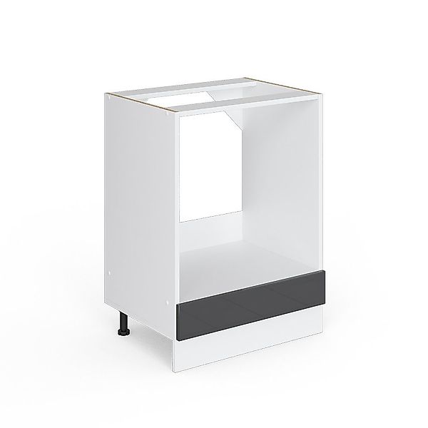 Vicco Schranksystem R-Line, Anthrazit Hochglanz/Weiß, 60cm günstig online kaufen