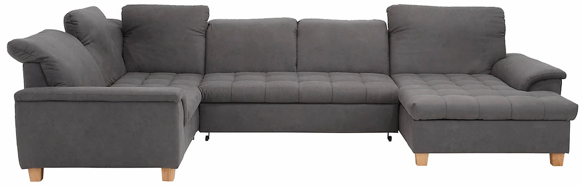 Home affaire Wohnlandschaft "Lyla U-Form" wahlweise mit Rückenfunktion und günstig online kaufen