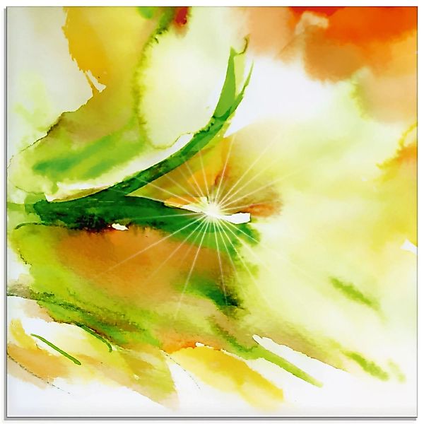 Artland Glasbild »Morgenlicht«, Gegenstandslos, (1 St.) günstig online kaufen