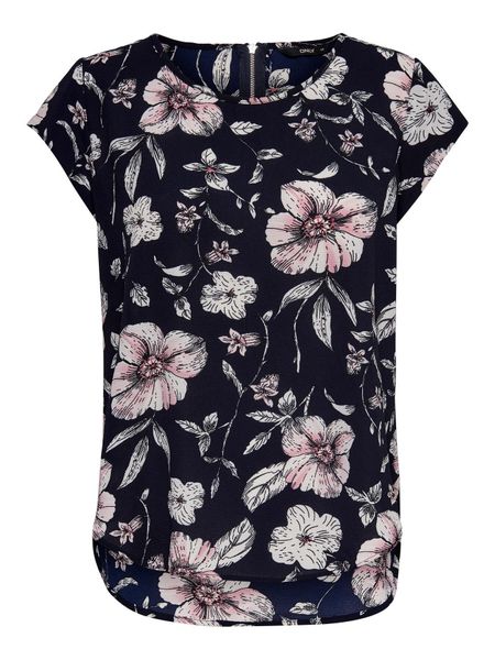 ONLY Blusenshirt (1-tlg) ONLVIC S/S AOP günstig online kaufen