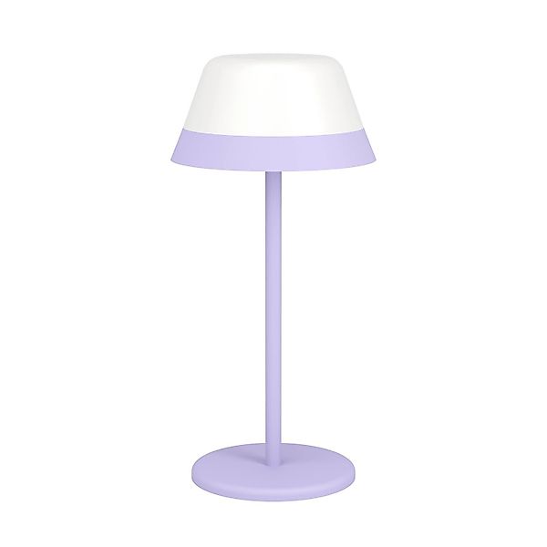 EGLO LED Außen-Tischlampe Meggiano Lila-Weiß kabellose Touch-Funkt. RGBW IP günstig online kaufen
