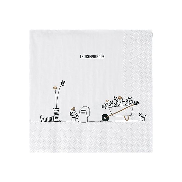 Lunchservietten mit Motiv – Frischeparadies 33 x 33 cm, 3-lagige Papier Ser günstig online kaufen