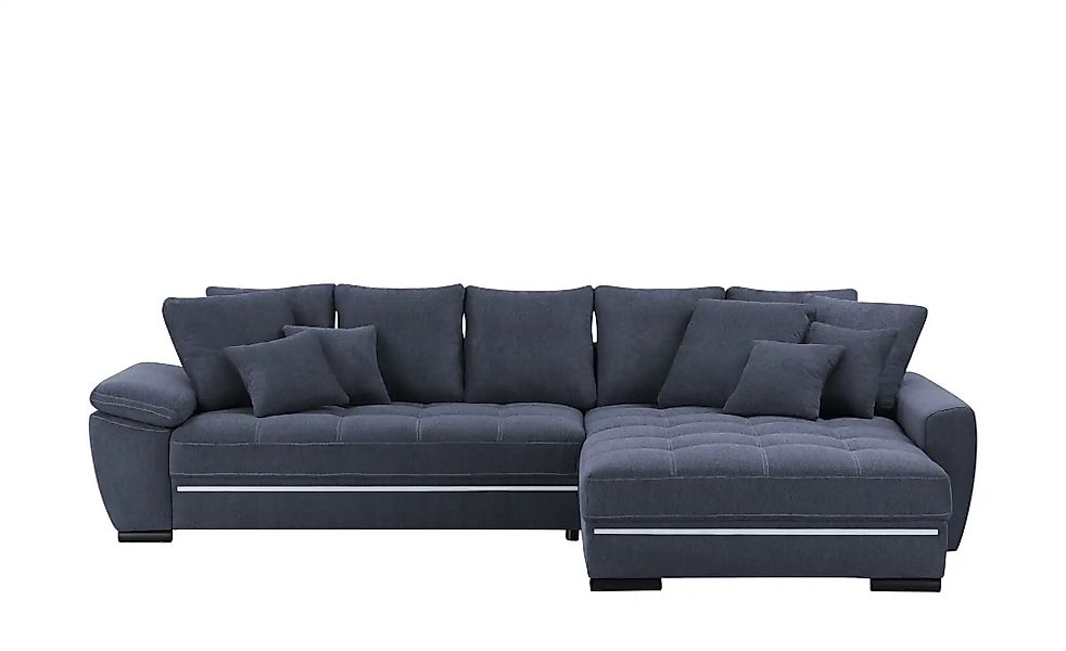 bobb Ecksofa  Farina Fancy-LED ¦ blau ¦ Maße (cm): B: 323 H: 92 T: 222.0 Po günstig online kaufen