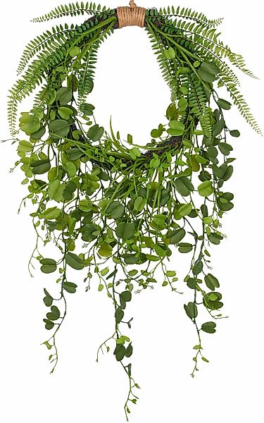 Creativ green Kunstkranz "Kranz mit Blättern", mit detailgetreuen Blatt- un günstig online kaufen