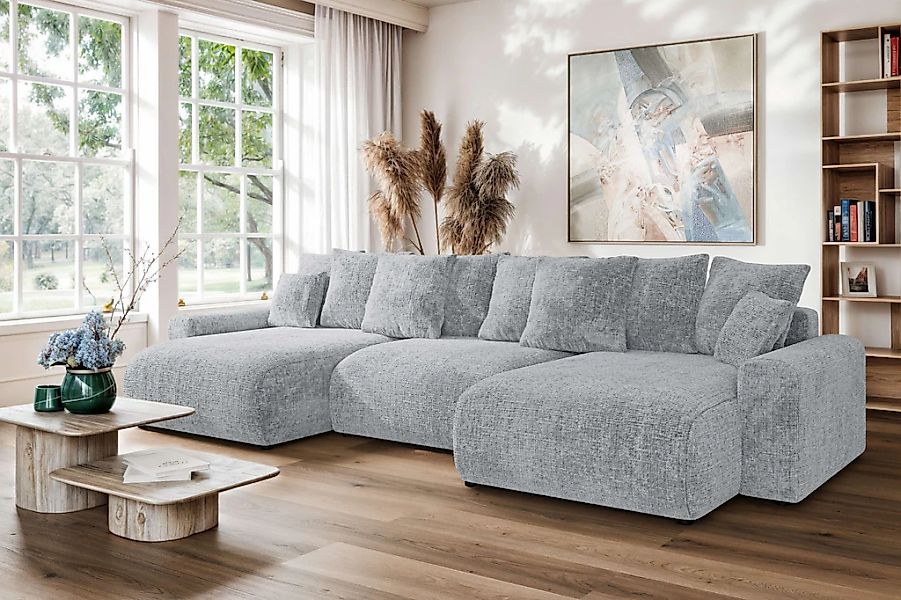 Home affaire Wohnlandschaft "LAKESIDE mit Bettfunktion und Bettkasten, Maße günstig online kaufen