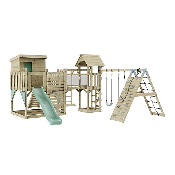 OutdoorToys Spielturm Lars mit Kinderschaukel Mintgrün günstig online kaufen
