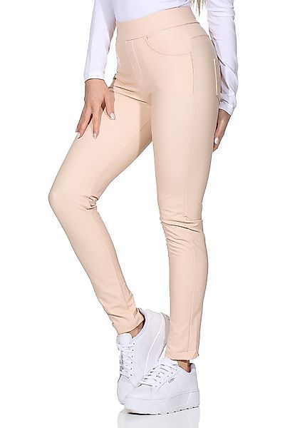Aurela Damenmode Lederhose Kunstlederleggings für Damen günstig online kaufen