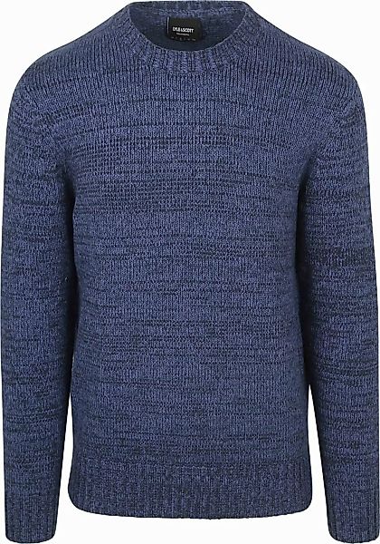 Lyle & Scott Pull Melange Dunkelblau - Größe XXL günstig online kaufen