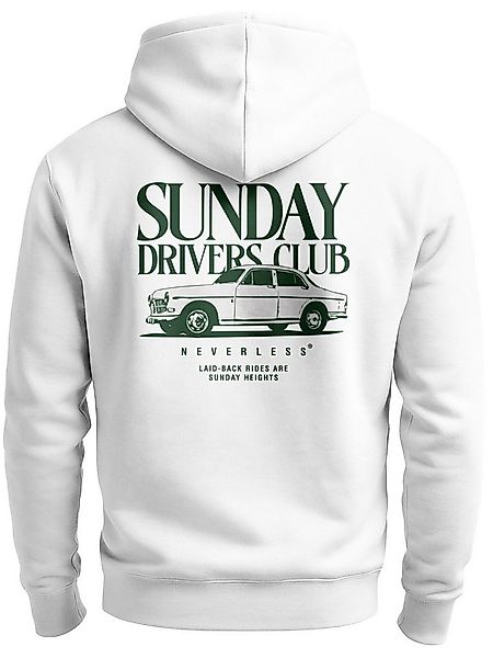 Neverless Hoodie Herren Hoodie Backprint Oldtimer Auto Sunday Driver Club A günstig online kaufen
