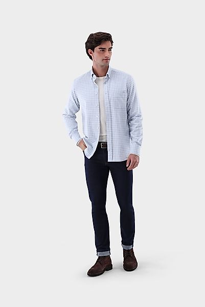 Flanellhemd kariert Tailor Fit günstig online kaufen