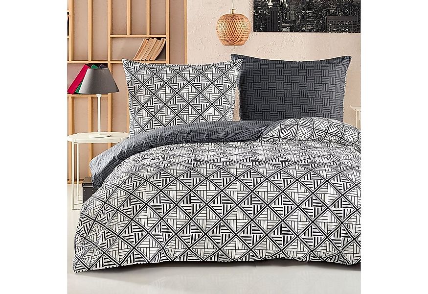 Buymax Bettwäsche Sale, Renforcé, 3 teilig, Bettbezug Set, 100% Baumwolle 2 günstig online kaufen