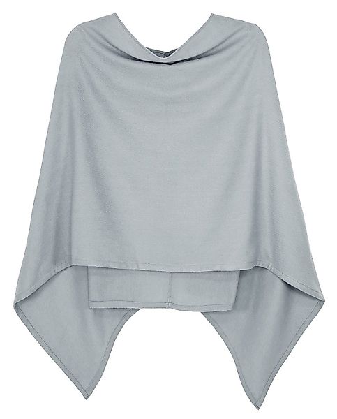 dy_mode Strickponcho Damen Poncho in Unifarben günstig online kaufen