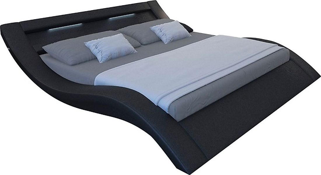 SalesFever Polsterbett »Komfortables Kunstlederbett für erholsamen Schlaf« günstig online kaufen