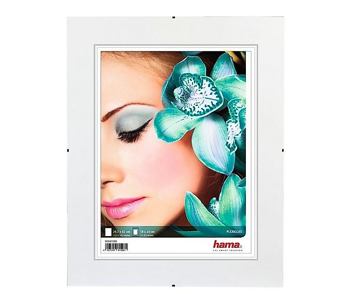 Hama Bilderrahmen Rahmenloser Bildhalter "Clip-Fix", Polystyrol, 29,7x42 cm günstig online kaufen