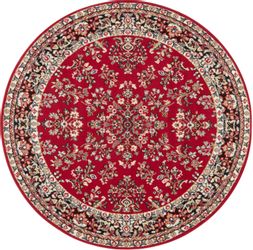 HANSE Home Teppich "Halton" rund 8 mm Höhe Kurzflor, Orient Optik, mit Bord günstig online kaufen