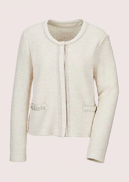 MADELEINE Kurzjacke "Sweatjacke Kurze Sweat-Jacke mit Pailletten" günstig online kaufen