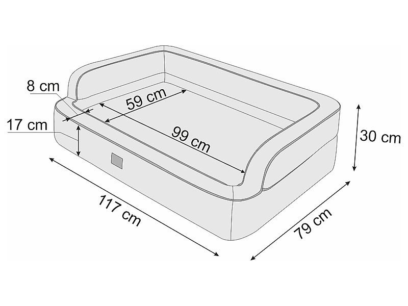 Hobbydog Tierbett Hundebett Schlafplatz Hundekissen Hundesofa günstig online kaufen