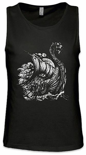 Urban Backwoods Tanktop Viking Ship VIII Ärmelloses T-Shirt Valhalla Odin T günstig online kaufen