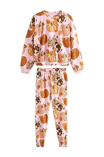 Next Pyjama Langärmeliger Pyjama aus 100 % Baumwolle (2 tlg) günstig online kaufen