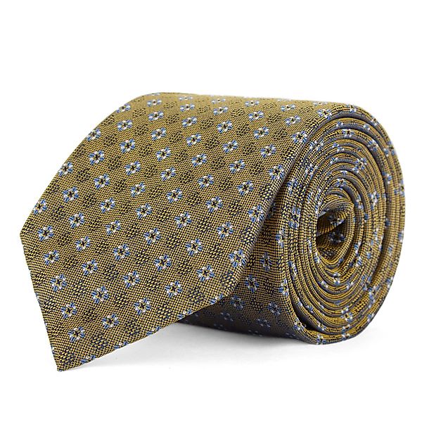 ETERNA Extralange Seidenkrawatte mit Webmuster Farbe khaki Größe: One Size günstig online kaufen