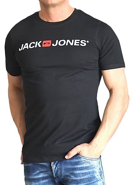 Jack & Jones T-Shirt Stilvolles Slim-Fit oder Regular Shirt mit Printdruck günstig online kaufen