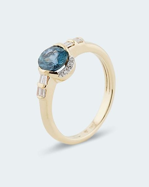Precious Tales Ring mit Montana Saphir und Diamant günstig online kaufen